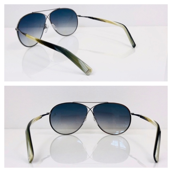 New TOM FORD Eva Grey Oversized Aviator Sunglasses - Picture 6 of 16